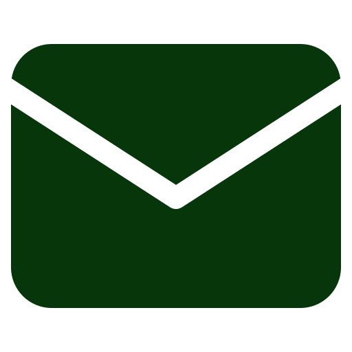 Icone email vert